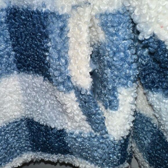 CBIANA blue and white fleece Full Zip Jacket - Picture 10 of 13